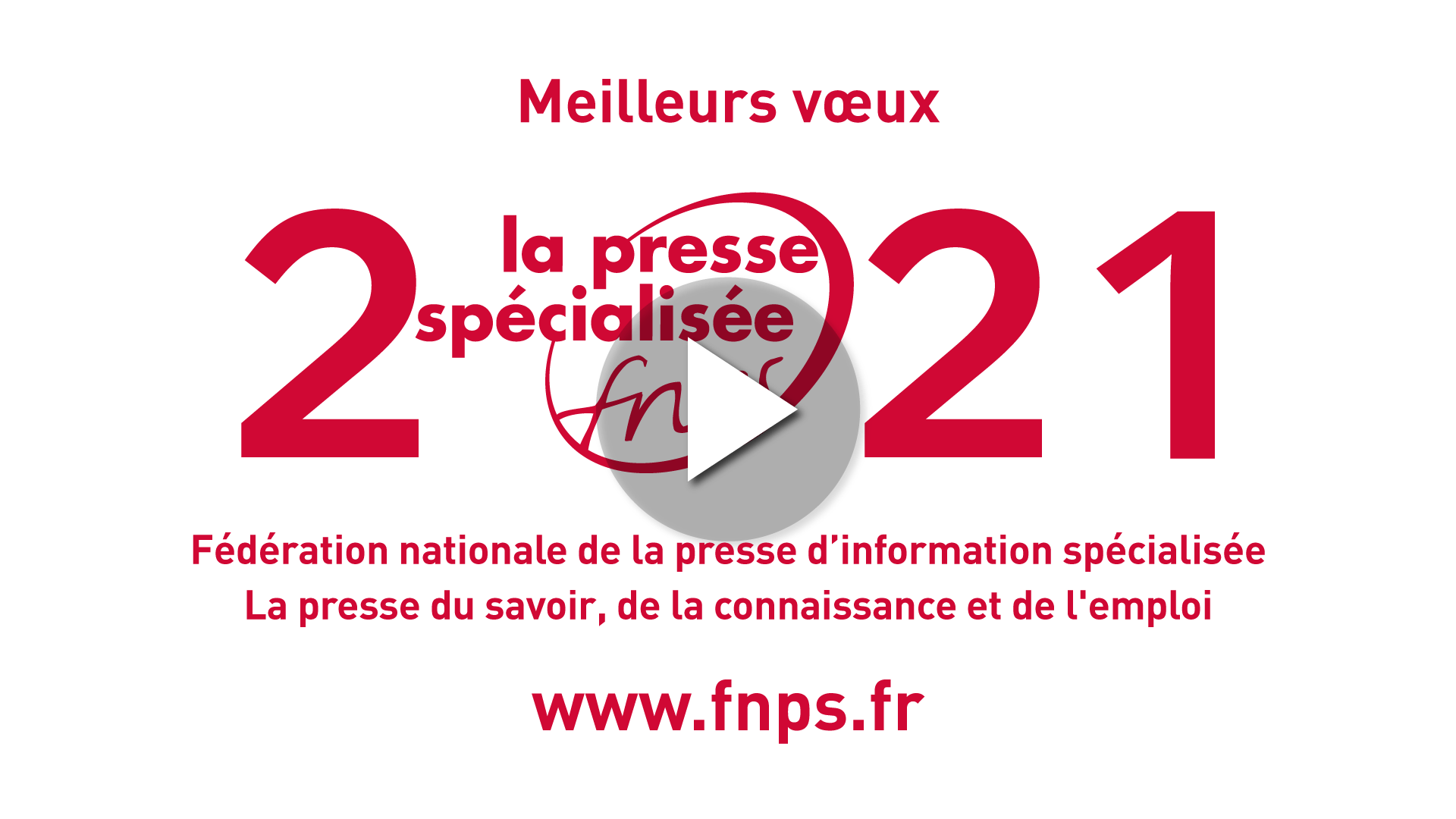 La FNPS vous présente ses vœux