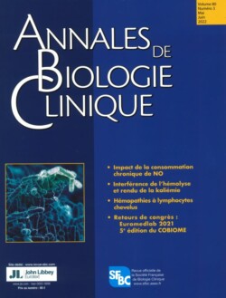 ANNALES DE BIOLOGIE CLINIQUE