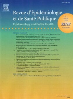 REVUE D'EPIDEMIOLOGIE ET DE SANTE PUBLIQUE
