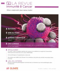 REVUE IMMUNITE & CANCER