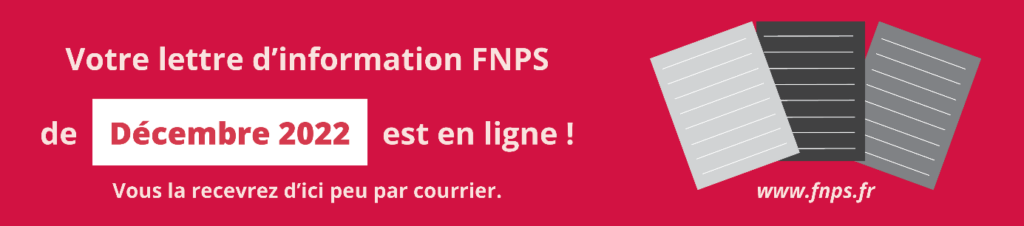 Newsletter FNPS du 2 décembre 2022 - FNPS