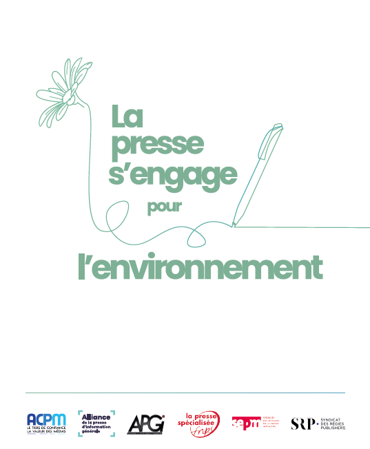 Édition du Livre blanc : « La Presse s’engage pour l’Environnement »