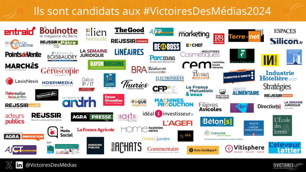 Près de 150 candidatures aux Victoires des Médias d’information professionnelle 2024 !