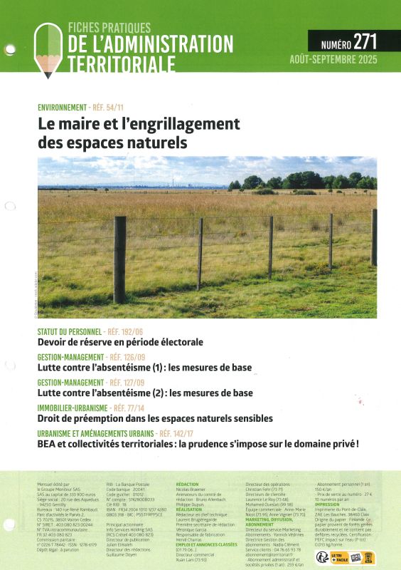 FICHES PRATIQUES DE L'ADMINISTRATION TERRITORIALE