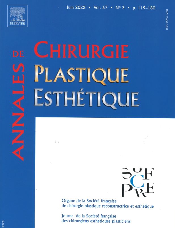 ANNALES DE CHIRURGIE PLASTIQUE ESTHETIQUE