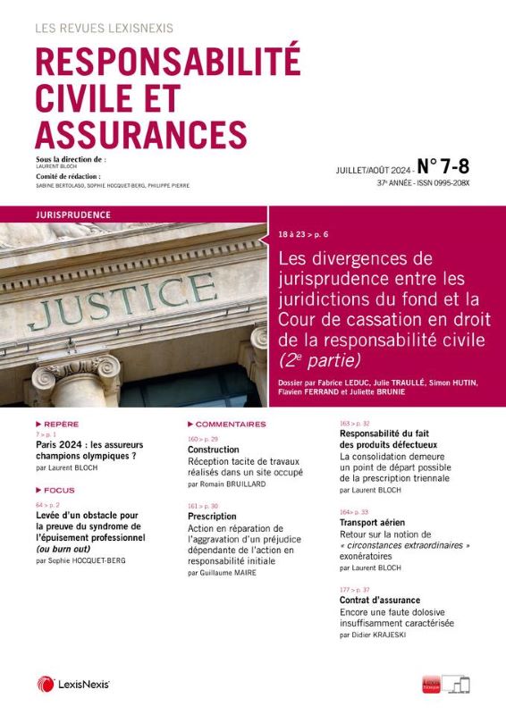 RESPONSABILITE CIVILE ET ASSURANCES