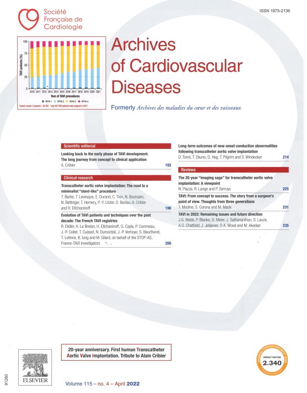 ARCHIVES OF CARDIOVASCULAR DISEASES