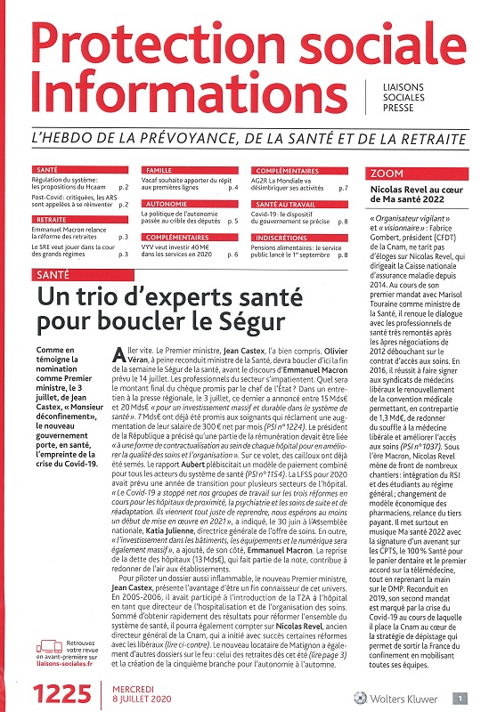 PROTECTION SOCIALE INFORMATIONS