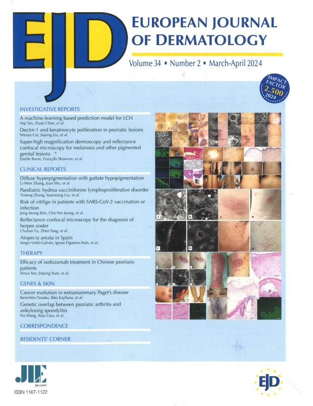 EUROPEAN JOURNAL OF DERMATOLOGY