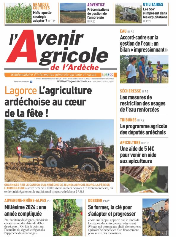 AVENIR AGRICOLE DE L'ARDECHE