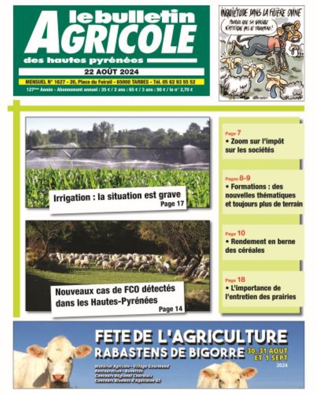 BULLETIN AGRICOLE DES HAUTES PYRENEES