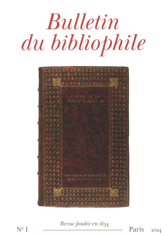 BULLETIN DU BIBLIOPHILE