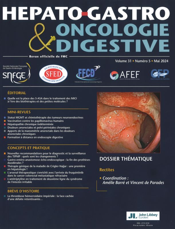 HEPATO-GASTRO & ONCOLOGIE DIGESTIVE