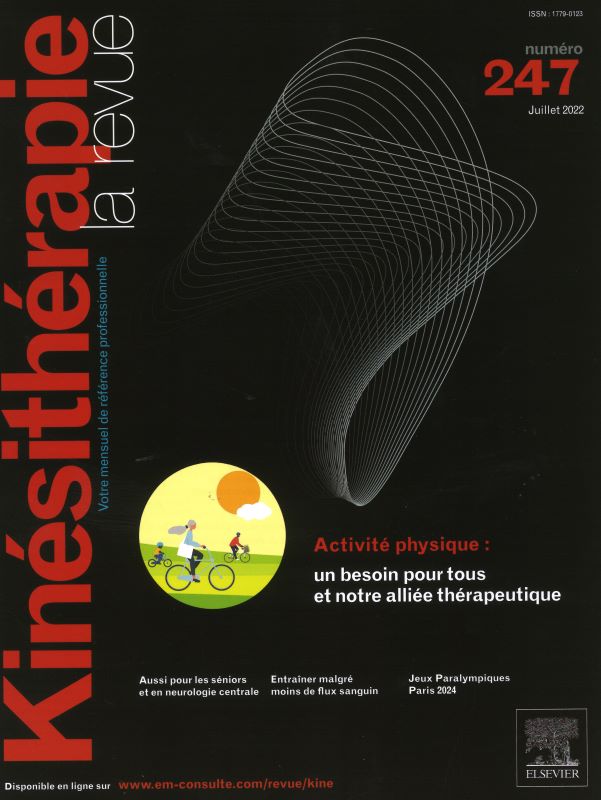 KINESITHERAPIE LA REVUE