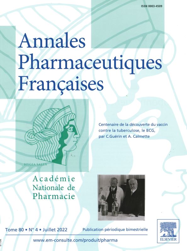 ANNALES PHARMACEUTIQUES FRANCAISES