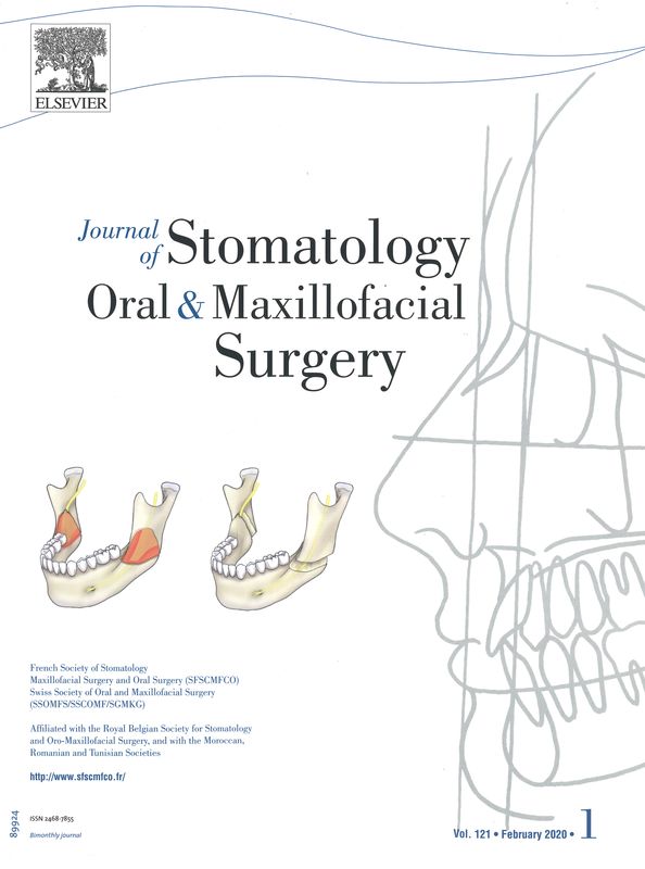 JOURNAL OF STOMATOLOGY ORAL & MAXILLOFACIAL SURGERY