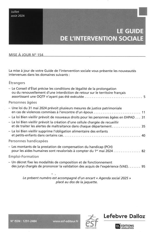 GUIDE DE L'INTERVENTION SOCIALE