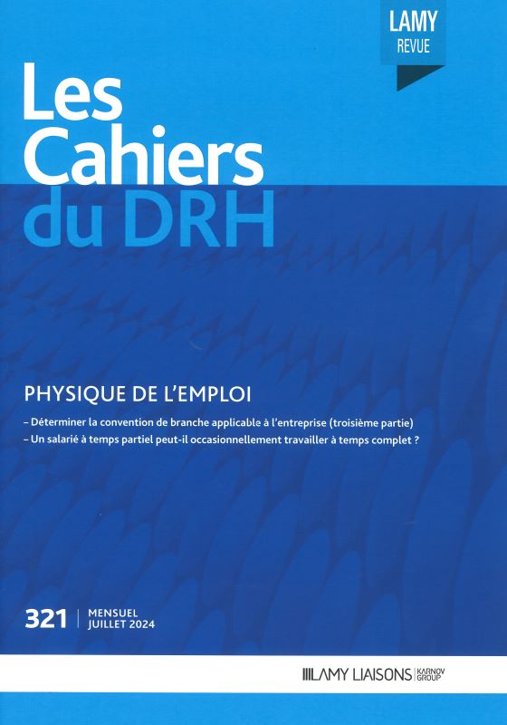 CAHIERS DU DRH