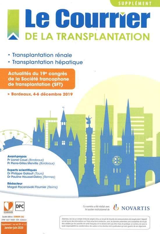 COURRIER DE LA TRANSPLANTATION