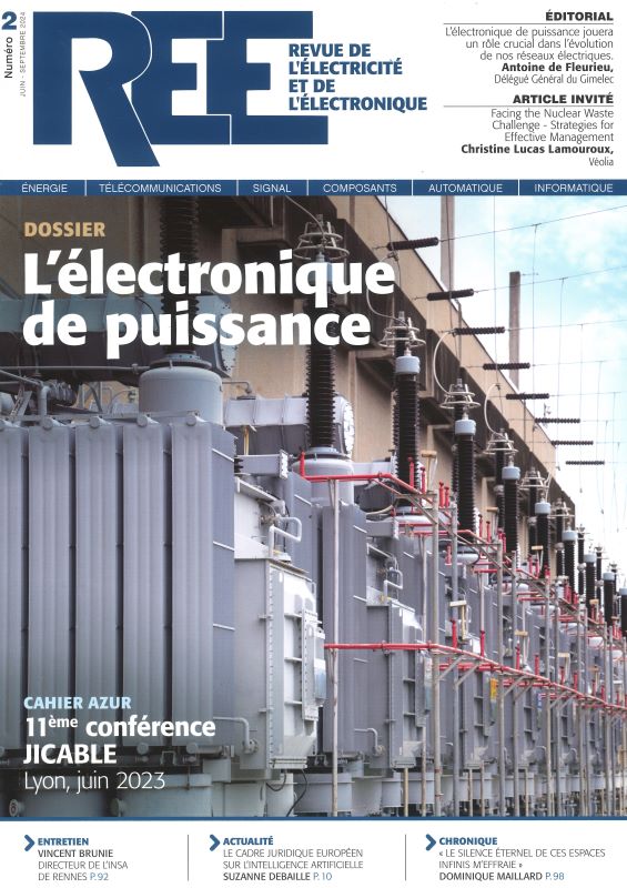 REE - REVUE DE l'ELECTRICITE ET DE L'ELECTRONIQUE