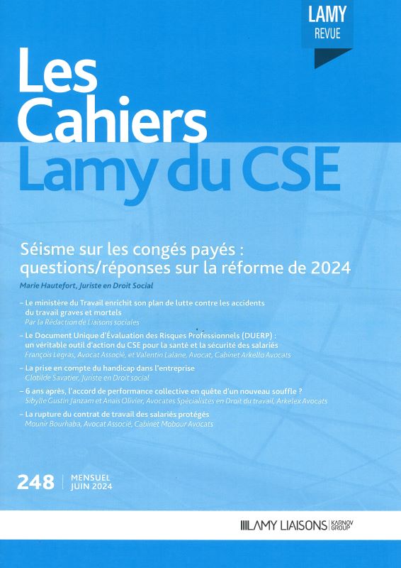 CAHIERS LAMY DU CSE