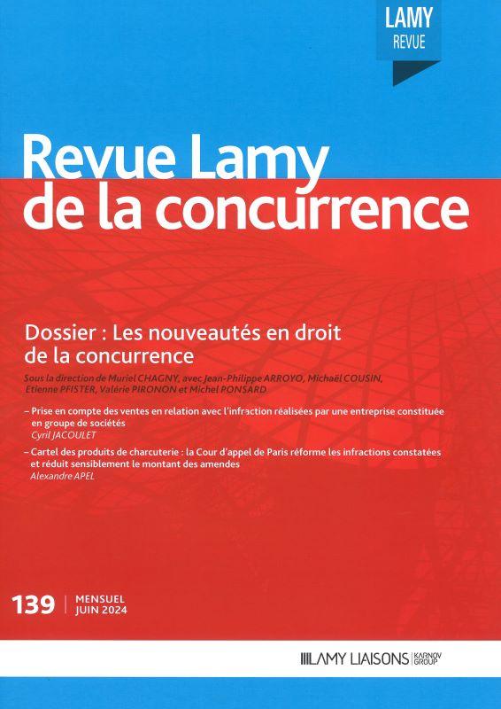 REVUE LAMY DE LA CONCURRENCE