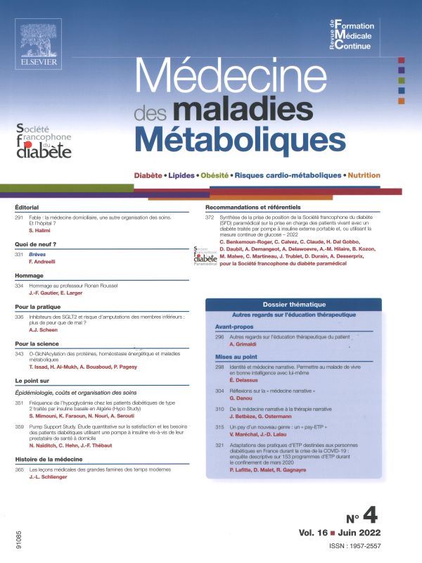 MEDECINE DES MALADIES METABOLIQUES