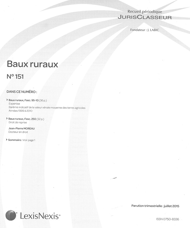 JURIS CLASSEUR BAUX RURAUX