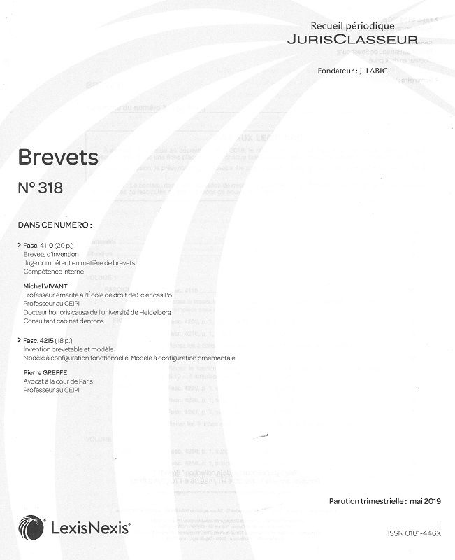 JURIS CLASSEUR BREVETS