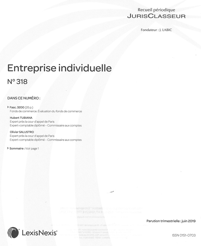 JURIS CLASSEUR ENTREPRISE INDIVIDUELLE