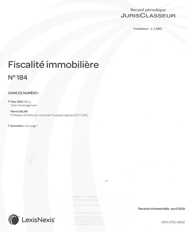 JURIS CLASSEUR FISCALITE IMMOBILIERE