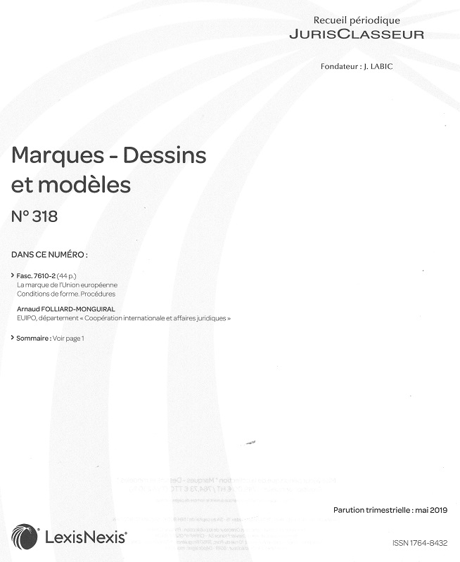 JURIS CLASSEUR MARQUES - DESSINS ET MODELES