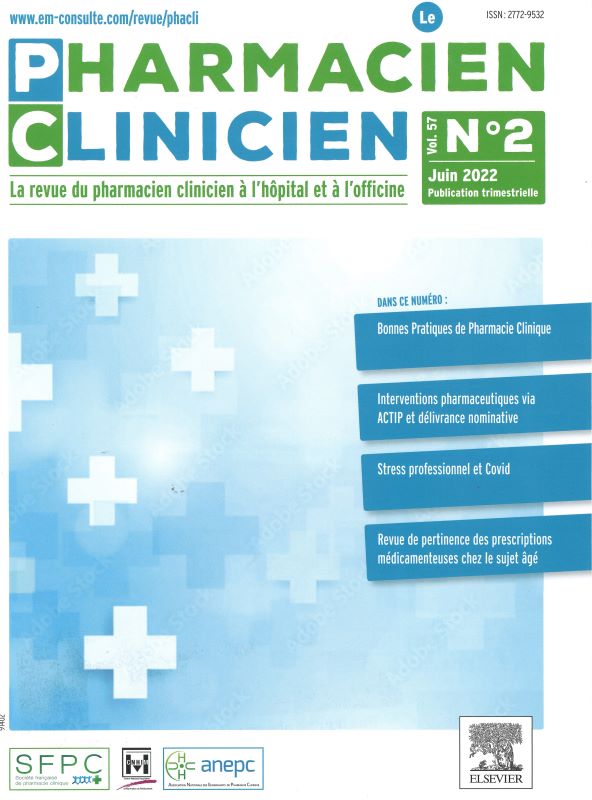 PHARMACIEN CLINICIEN