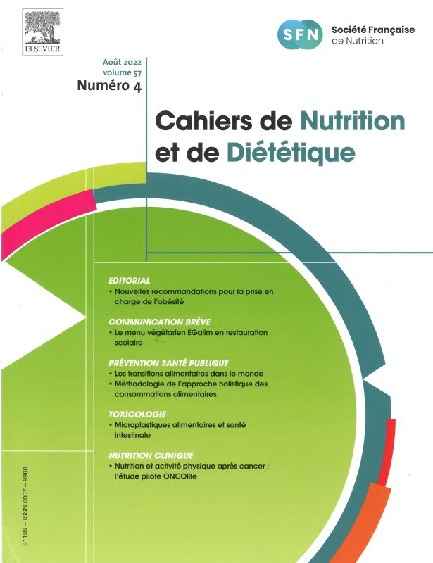 CAHIERS DE NUTRITION ET DE DIETETIQUE