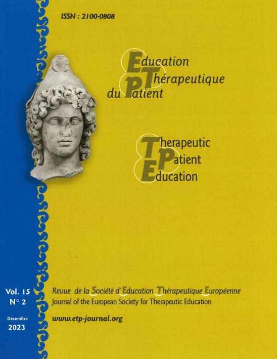 EDUCATION THERAPEUTIQUE DU PATIENT