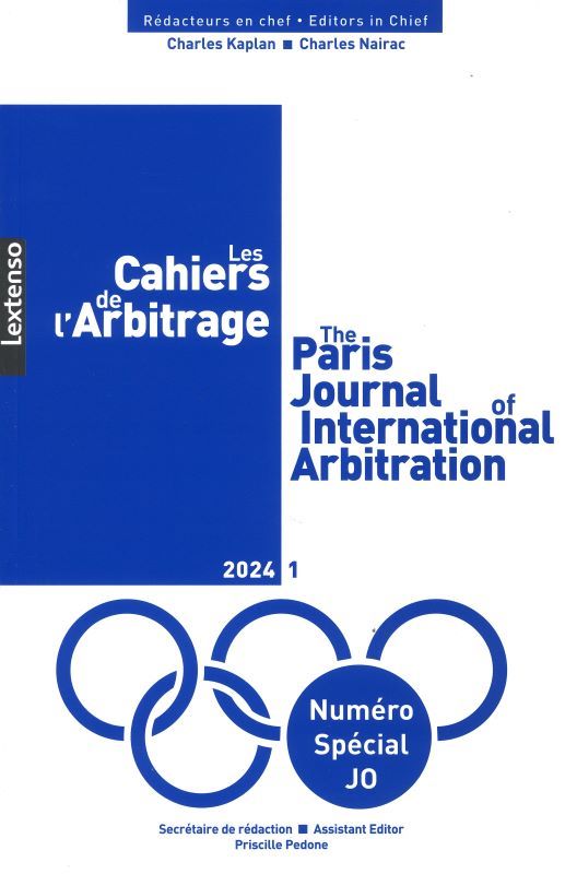 CAHIERS DE L'ARBITRAGE