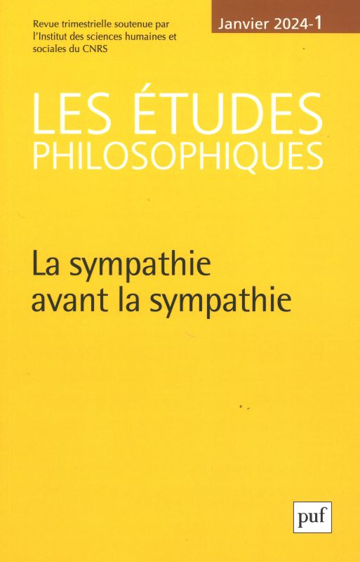 ETUDES PHILOSOPHIQUES