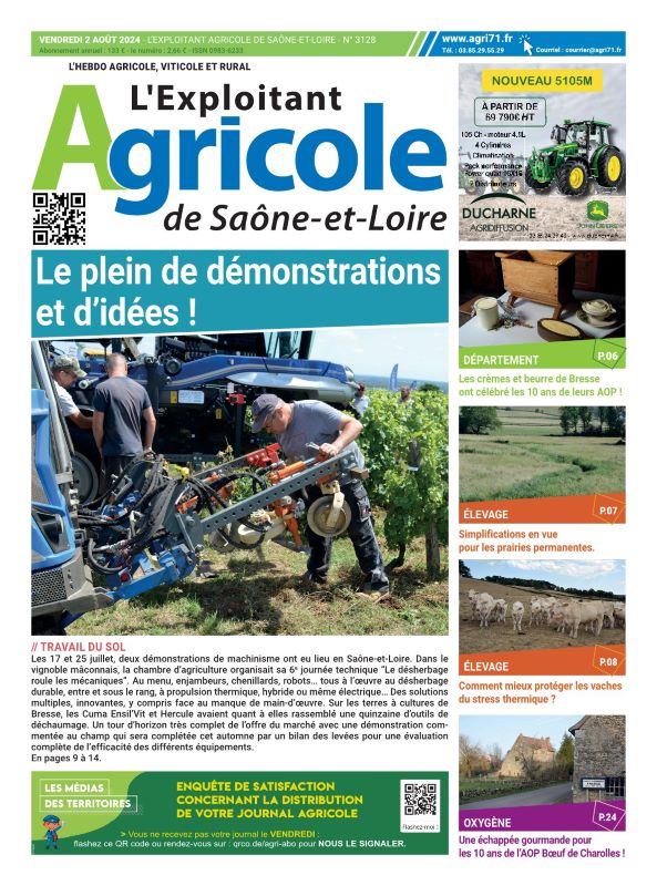 EXPLOITANT AGRICOLE DE SAONE ET LOIRE