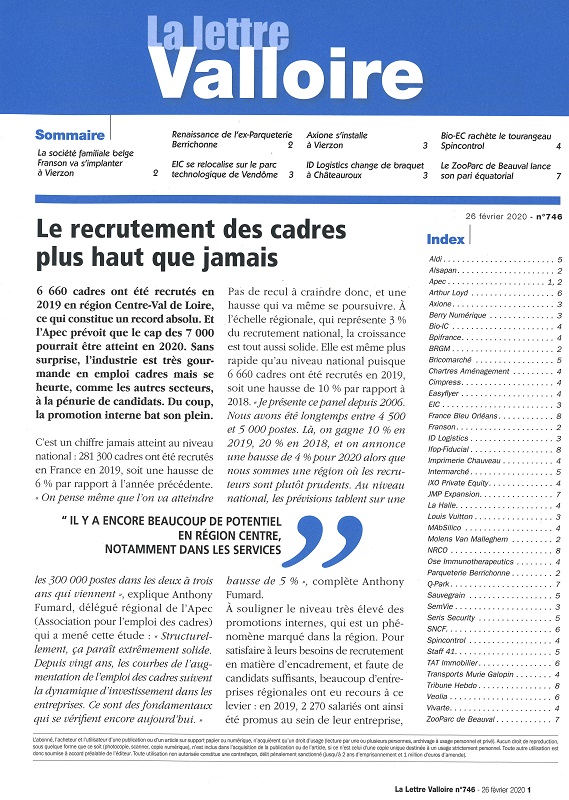 LETTRE VALLOIRE