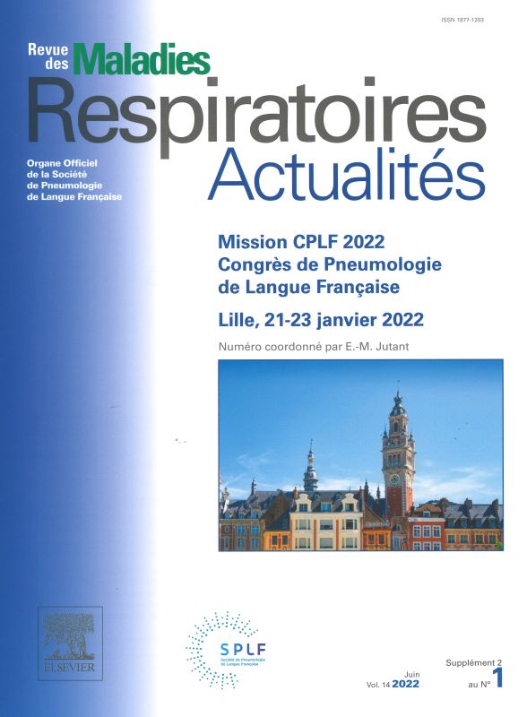 REVUE DES MALADIES RESPIRATOIRES ACTUALITES