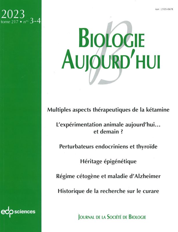 BIOLOGIE AUJOURD'HUI