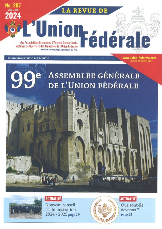 REVUE DE L'UNION FEDERALE