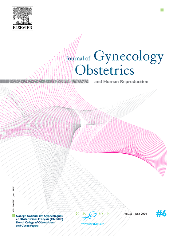 JOURNAL OF GYNECOLOGY OBSTETRICS AND HUMAN REPRODUCTION