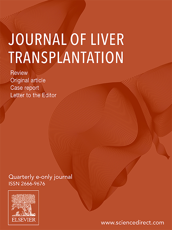 JOURNAL OF LIVER TRANSPLANTATION