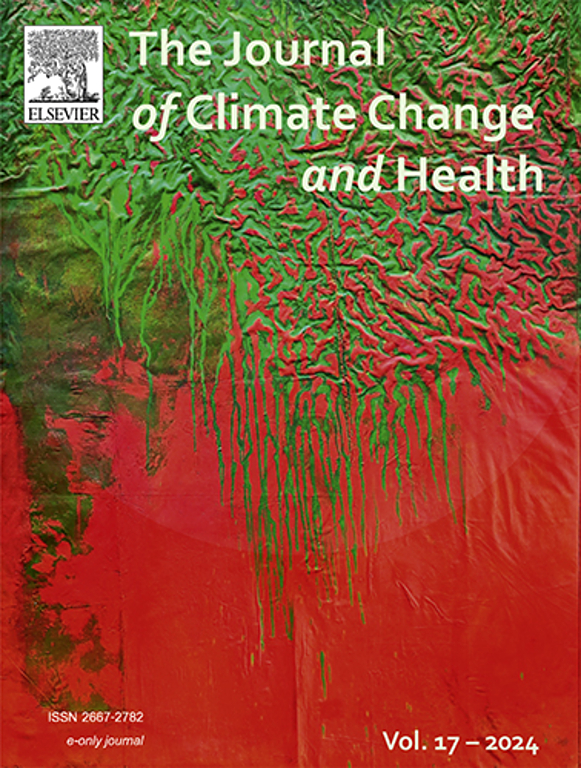 THE JOURNAL OF CLIMATE CHANGE AND HEALTH
