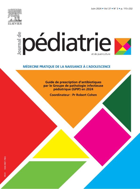 JOURNAL DE PEDIATRIE ET DE PUERICULTURE