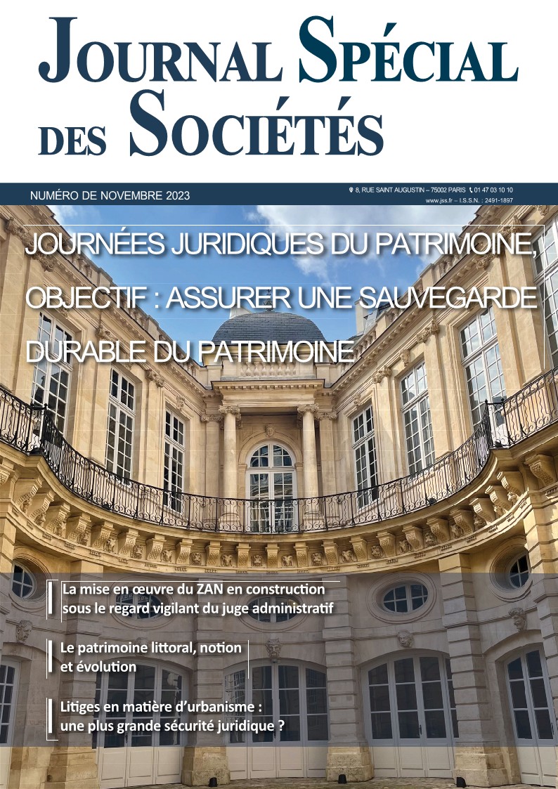 JOURNAL SPECIAL DES SOCIETES